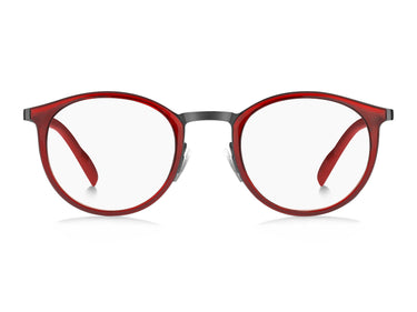 Premium Men Tommy Hilfiger Eyeglasses: TH 1845 - Red - SpecSMART Eye Clinic (Front View)